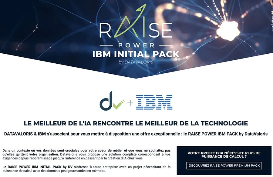 IBM raise power Datavaloris