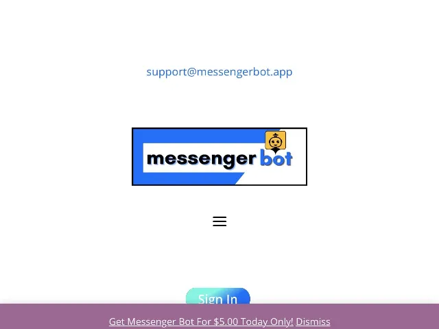 Messenger Bot Promotion Réduction