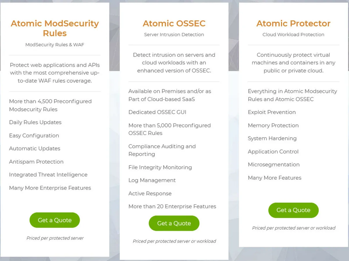 Atomicorp OSSEC Présentation Fonctionnalités & Prix