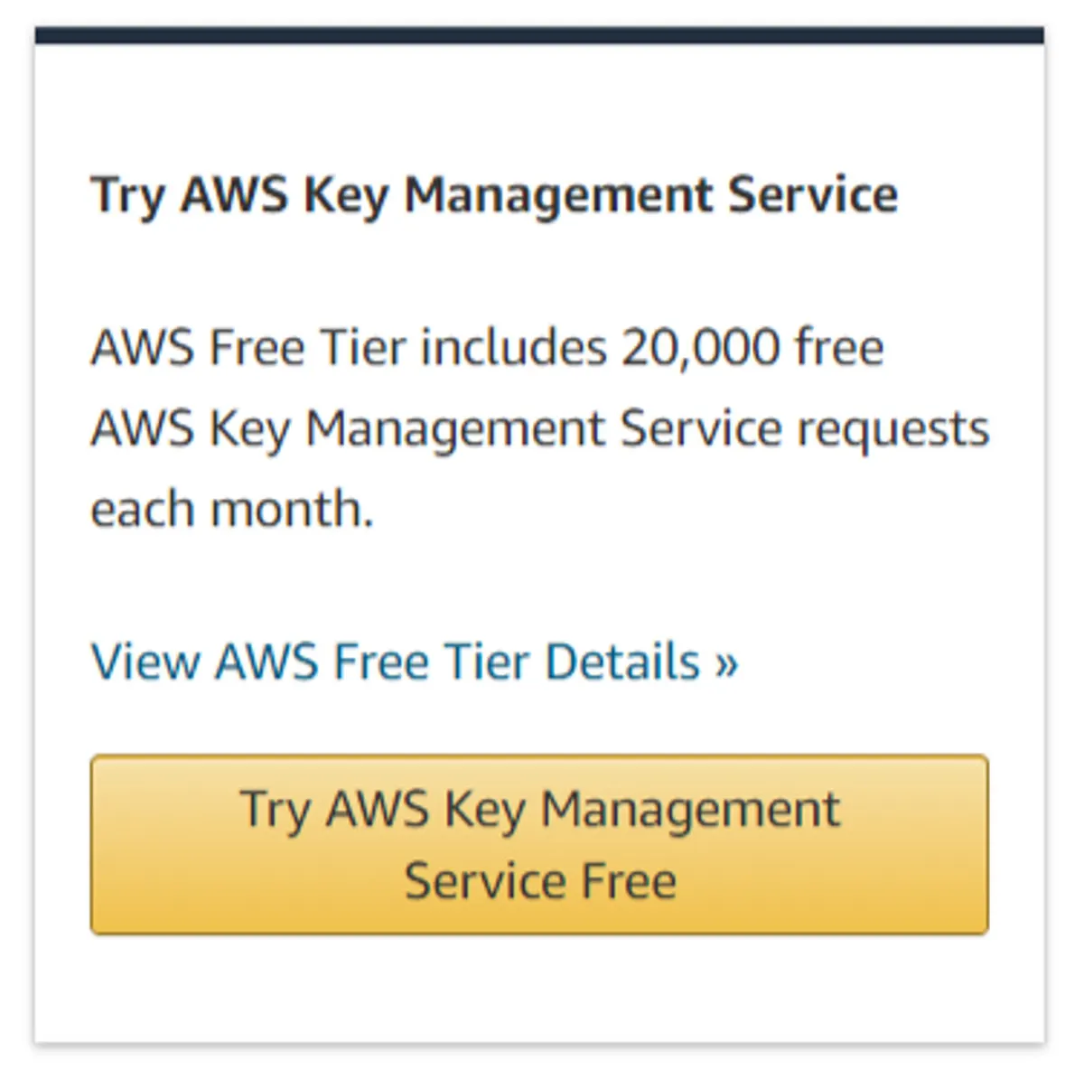 Amazon AWS Key Management Service Présentation Fonctionnalités & Prix