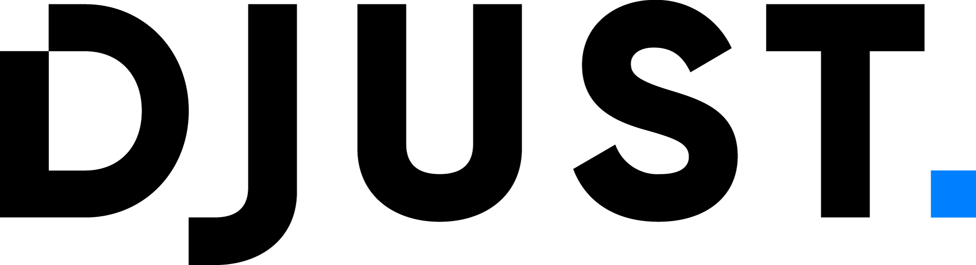 DJUST logo noir bleu 182
