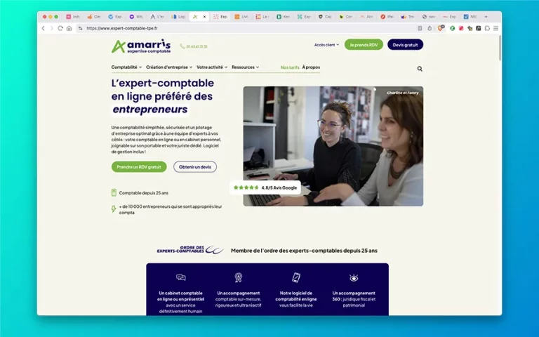 Amarris Direct : Avis & Prix sur cet expert-comptable pour entrepreneurs