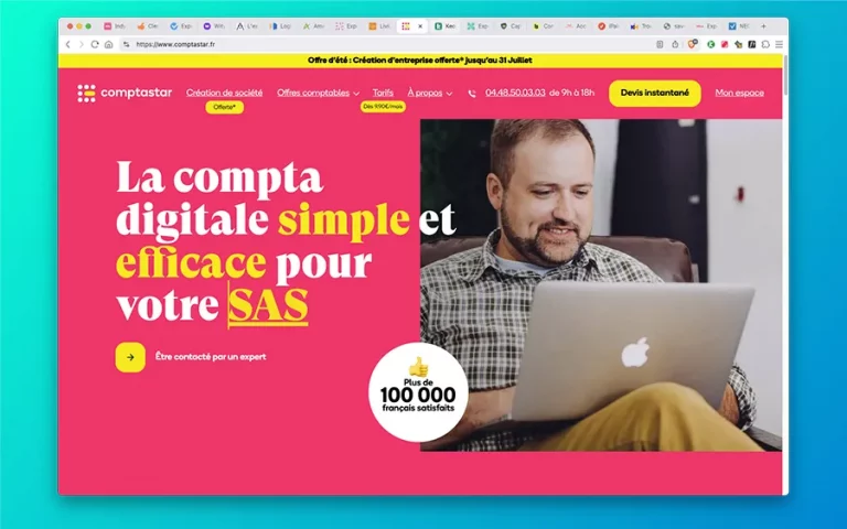 Comptastar : Avis & Prix sur cet expert-comptable 100% français