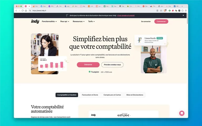 Indy : Avis & Prix sur cet expert-comptable pour les indépendants