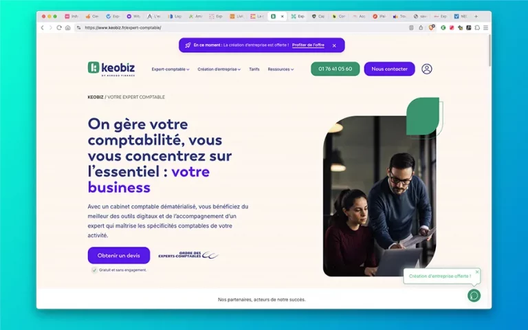 Keobiz : Avis & Prix sur cet expert-comptable simple et rapide