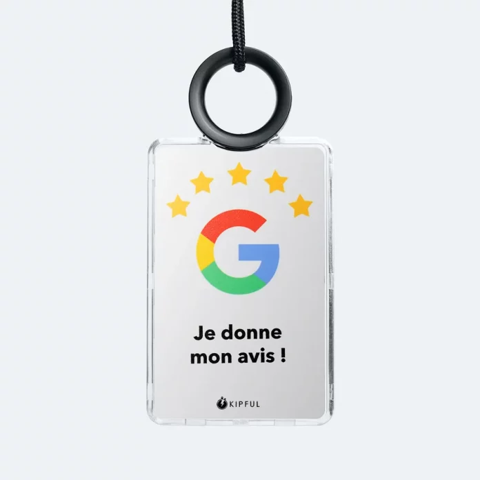 plaque avis google multipliez vos avis clients par 3 grace au nfc