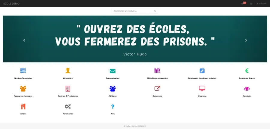 Screenshot 2022 08 25 at 11 22 25 MyScol Tableau de bord principal
