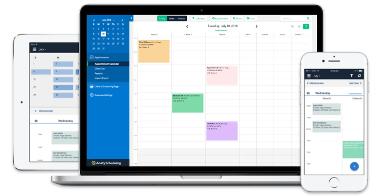 Acuity Scheduling: interface, fonctionnalités & intégrations Acuity Scheduling: interface, fonctionnalités & intégrations