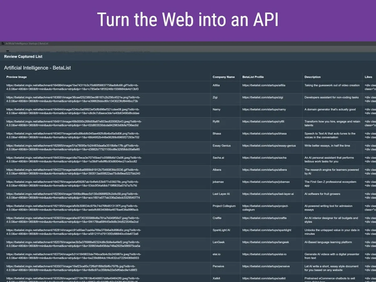 Browse AI: interface, fonctionnalités & intégrations Browse AI: interface, fonctionnalités & intégrations