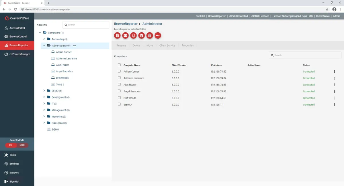 BrowseReporter: interface, fonctionnalités & intégrations