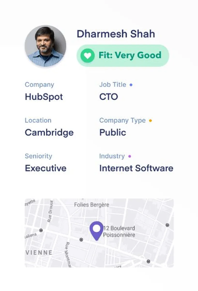 Clearbit: interface, fonctionnalités & intégrations