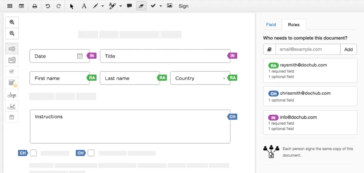 DocHub: interface, fonctionnalités & intégrations DocHub: interface, fonctionnalités & intégrations
