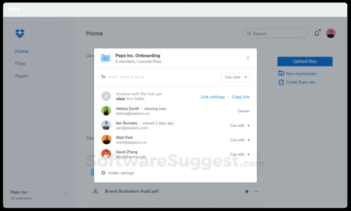 Dropbox: interface, fonctionnalités & intégrations Dropbox: interface, fonctionnalités & intégrations