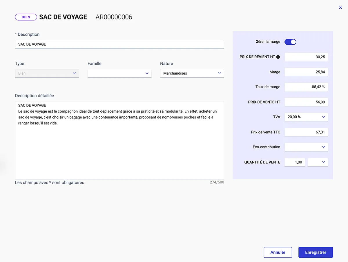 EBP Gestion Commerciale Hubbix: interface, fonctionnalités & intégrations