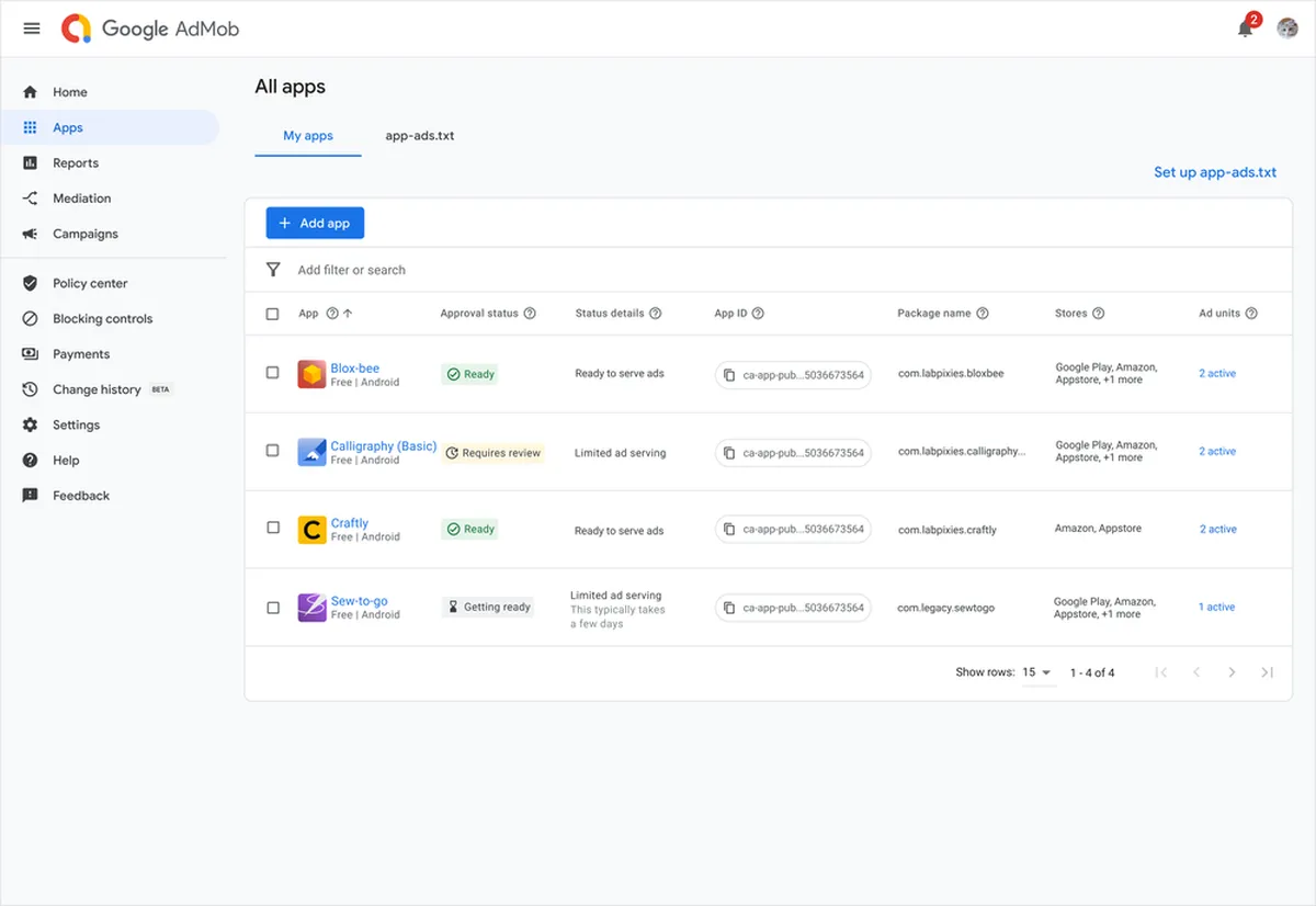Google AdMob: interface, fonctionnalités & intégrations Google AdMob: interface, fonctionnalités & intégrations