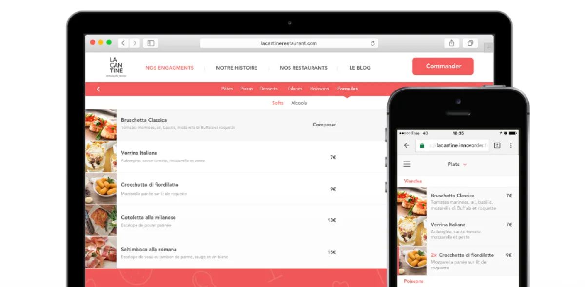 Innovorder: interface, fonctionnalités & intégrations