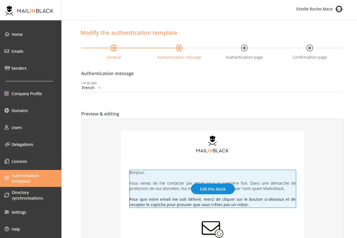 Mailinblack: interface, fonctionnalités & intégrations Mailinblack: interface, fonctionnalités & intégrations