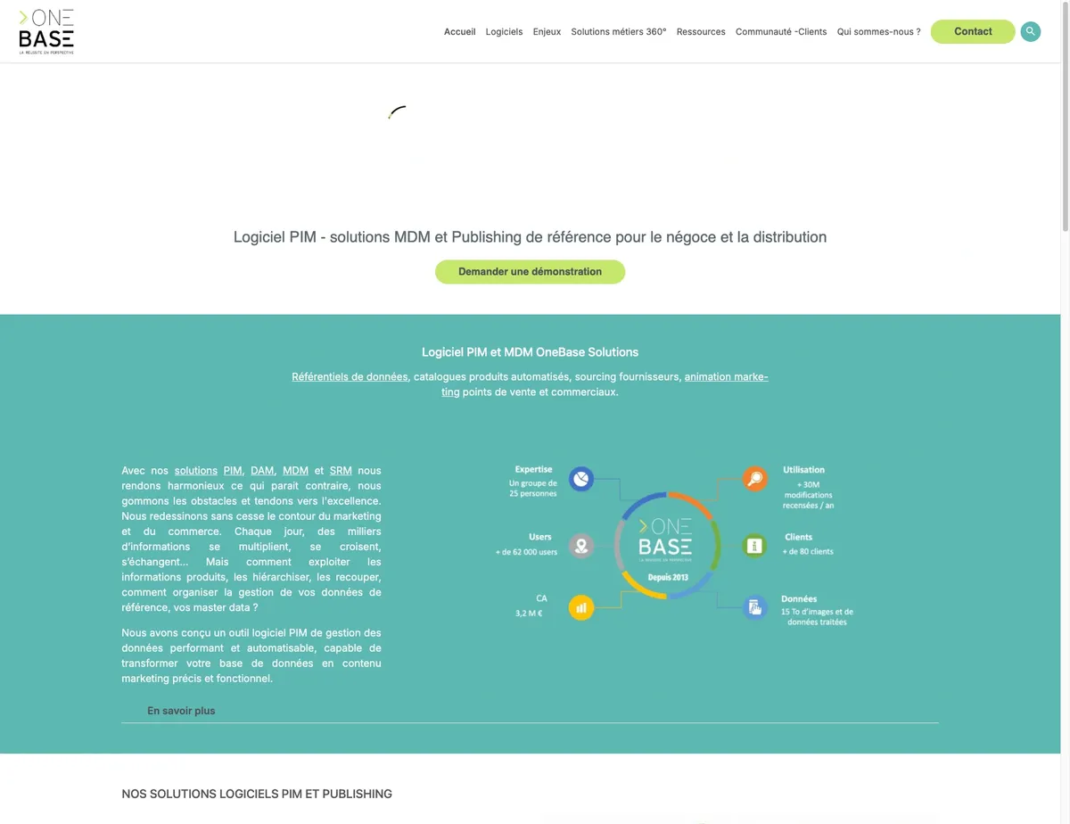 OneBase : avis sur ce logiciel PIM & prix