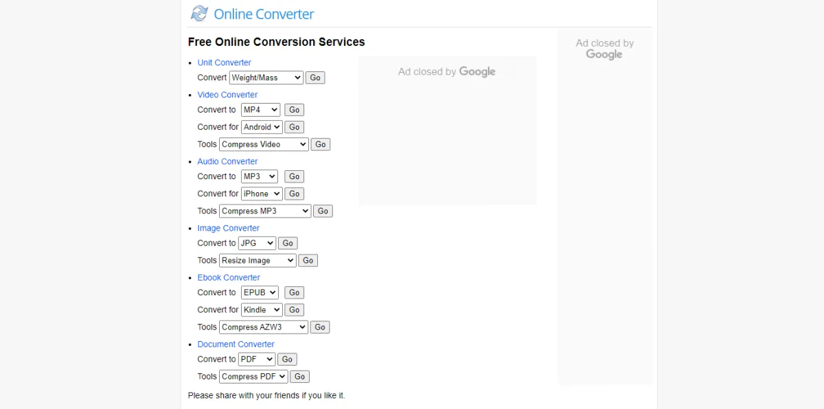 OnlineConverter: interface, fonctionnalités & intégrations OnlineConverter: interface, fonctionnalités & intégrations