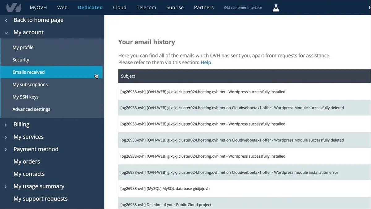 OVHCloud: interface, fonctionnalités & intégrations OVHCloud: interface, fonctionnalités & intégrations