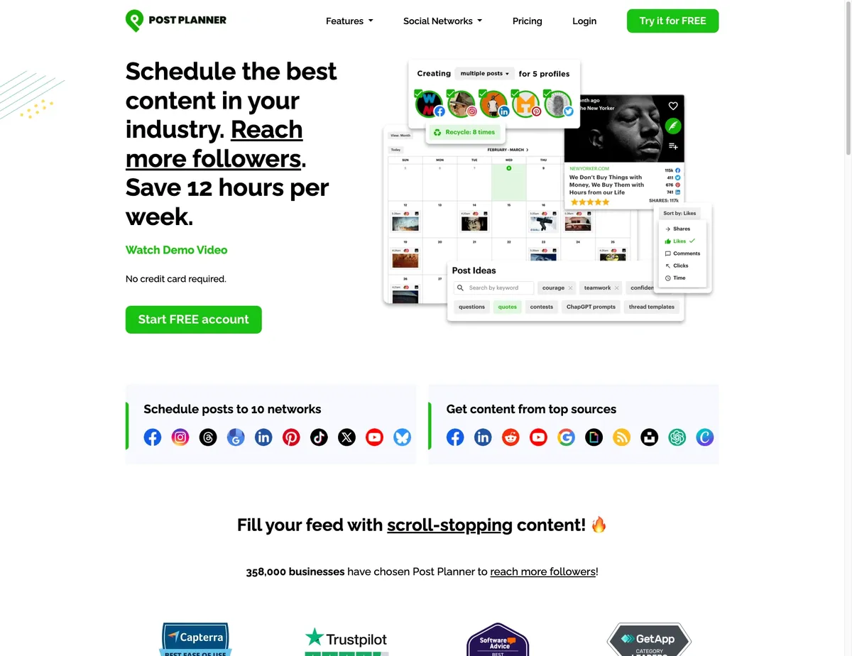 post planner avis logiciels de marketing sur les reseaux sociaux social listening prix