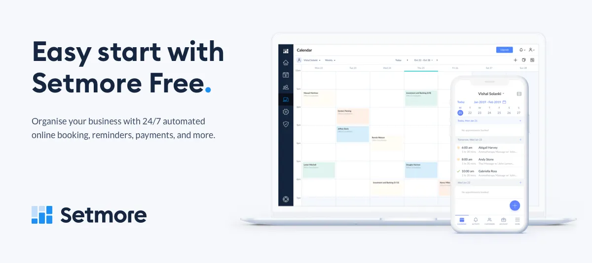 SetMore: interface, fonctionnalités & intégrations