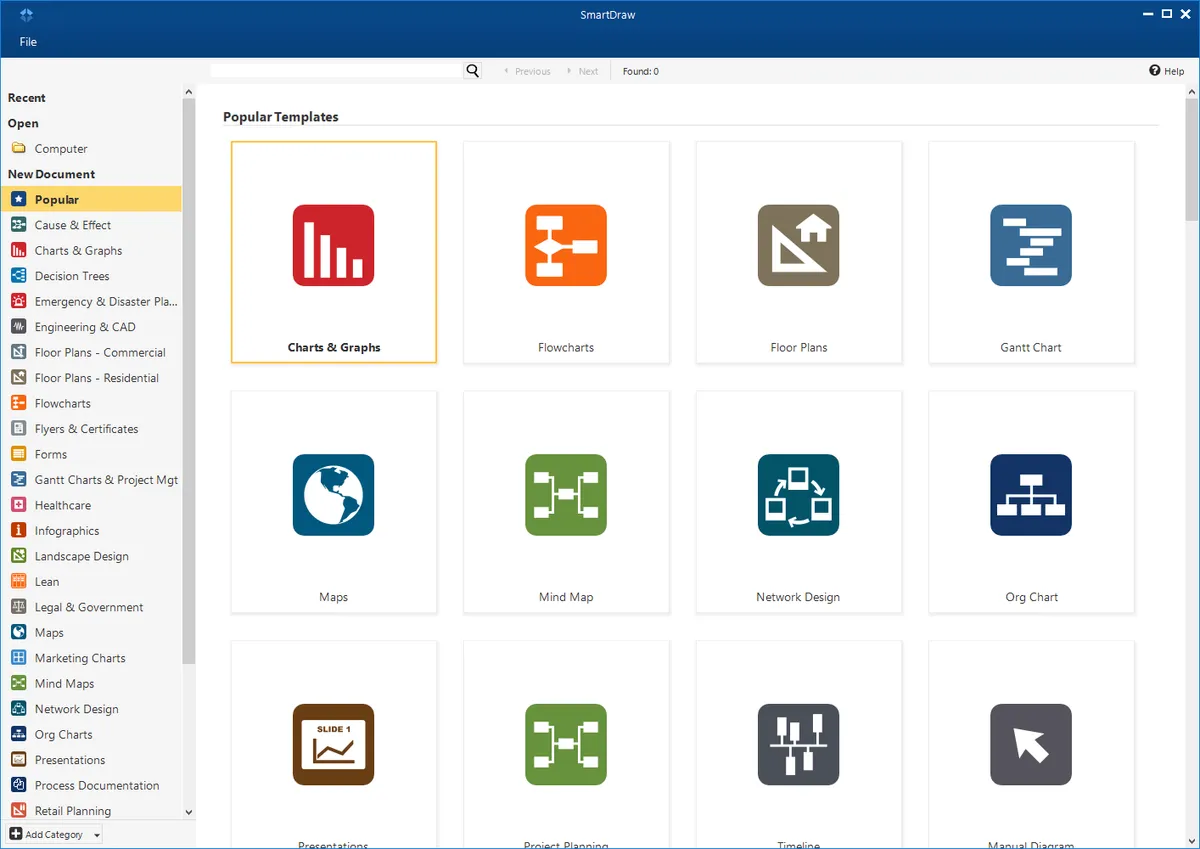 Smartdraw: interface, fonctionnalités & intégrations