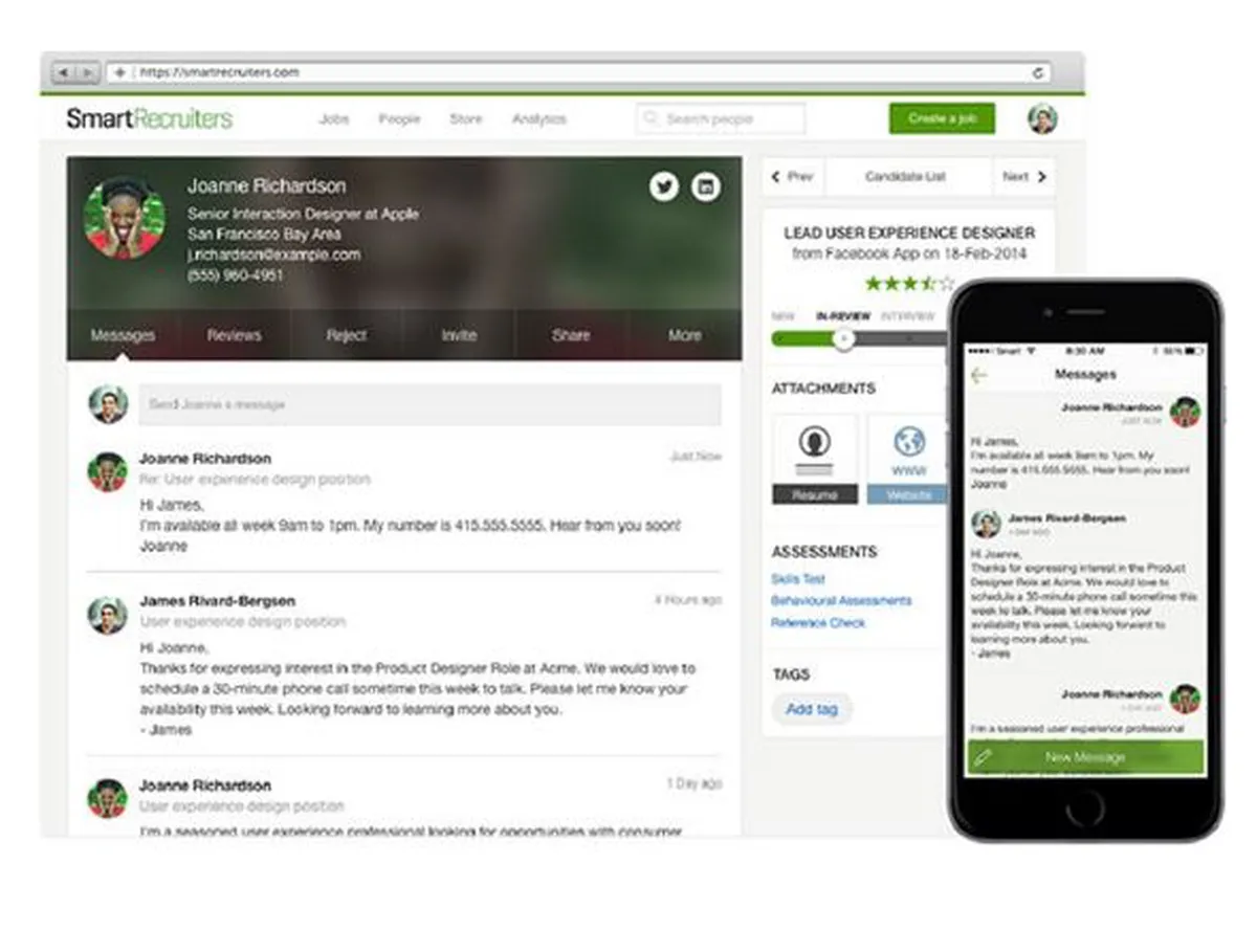 SmartRecruiters: interface, fonctionnalités & intégrations