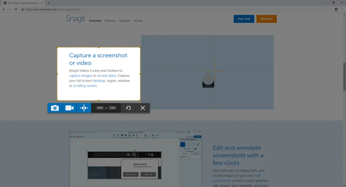 Snagit: interface, fonctionnalités & intégrations Snagit: interface, fonctionnalités & intégrations