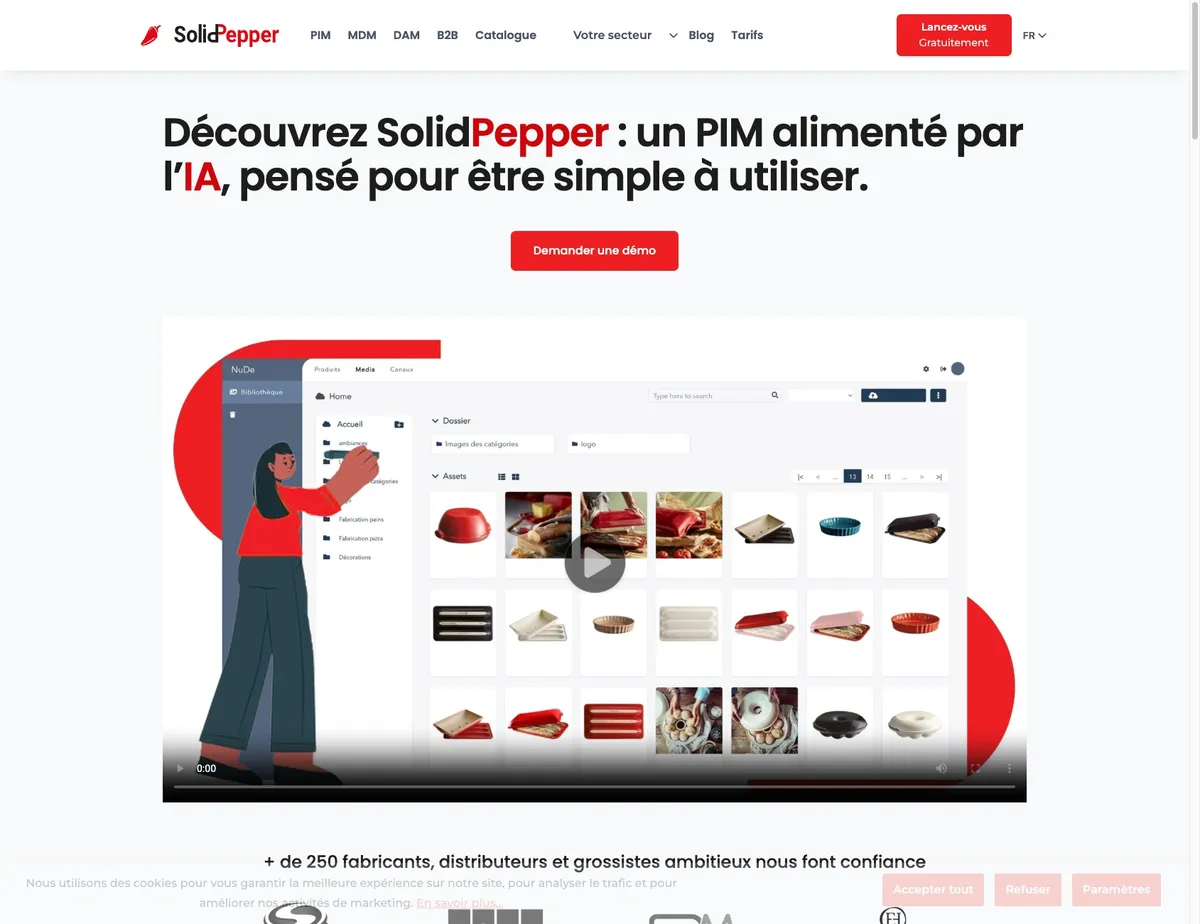 solidpepper avis logiciels pim product information management flux produits catalogue commercial prix