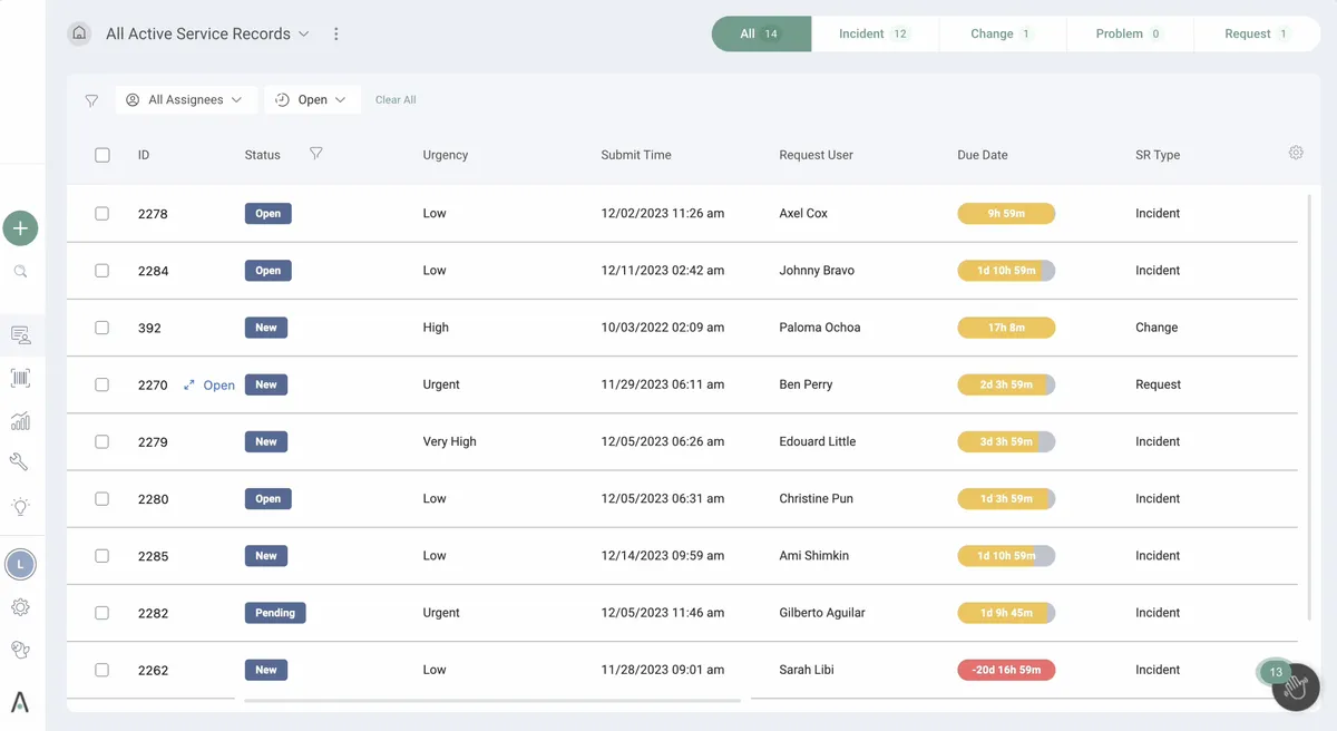 SysAid Help Desk: interface, fonctionnalités & intégrations SysAid Help Desk: interface, fonctionnalités & intégrations