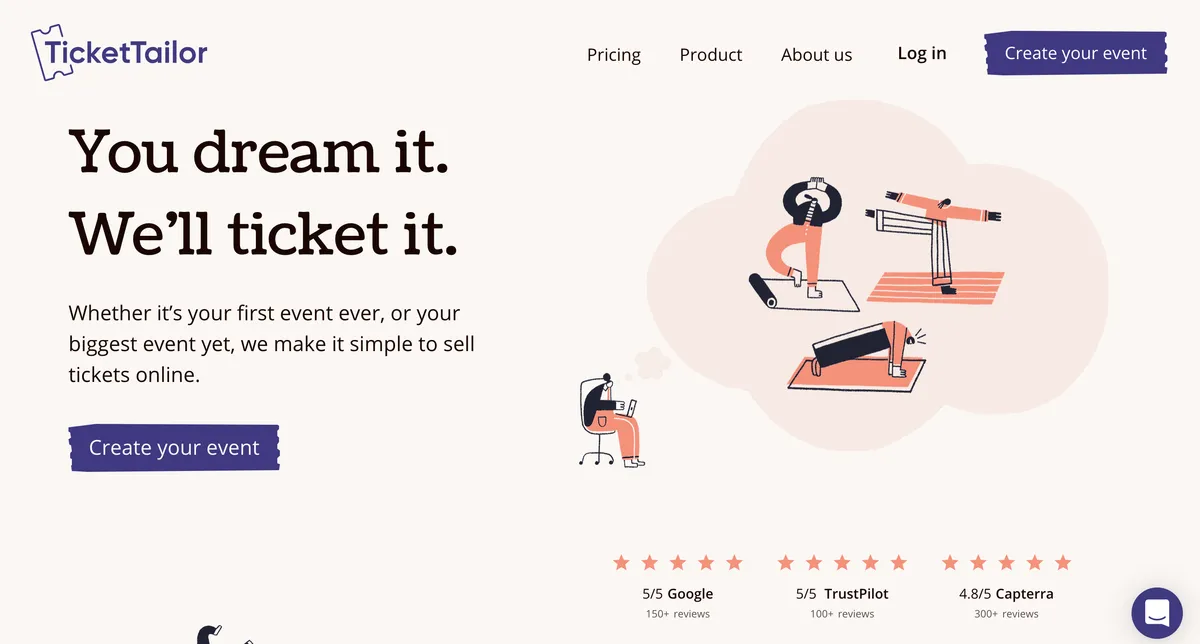 Ticket Tailor: interface, fonctionnalités & intégrations Ticket Tailor: interface, fonctionnalités & intégrations