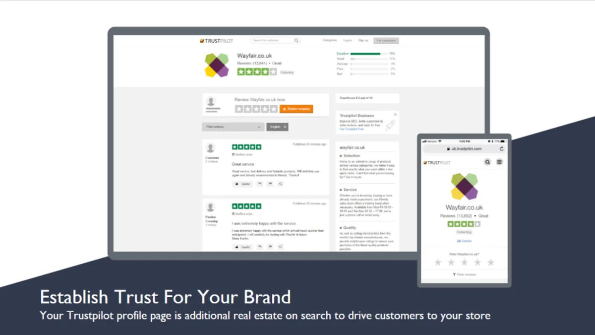 Trustpilot: interface, fonctionnalités & intégrations Trustpilot: interface, fonctionnalités & intégrations