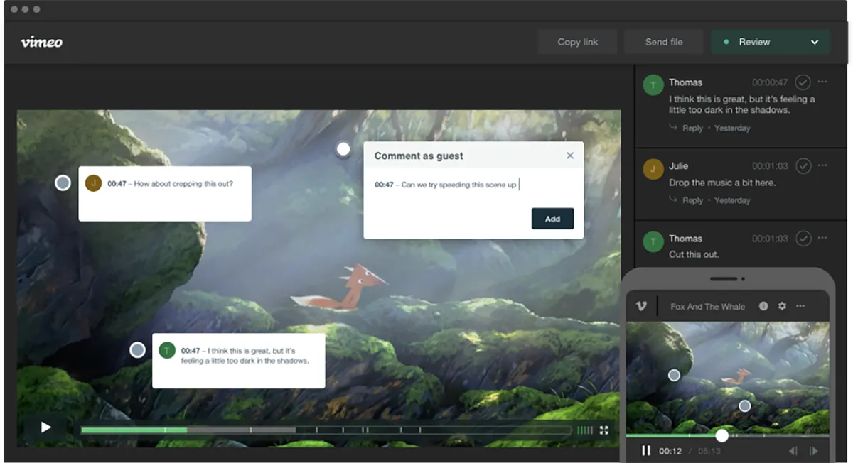 Vimeo Pro: interface, fonctionnalités & intégrations Vimeo Pro: interface, fonctionnalités & intégrations