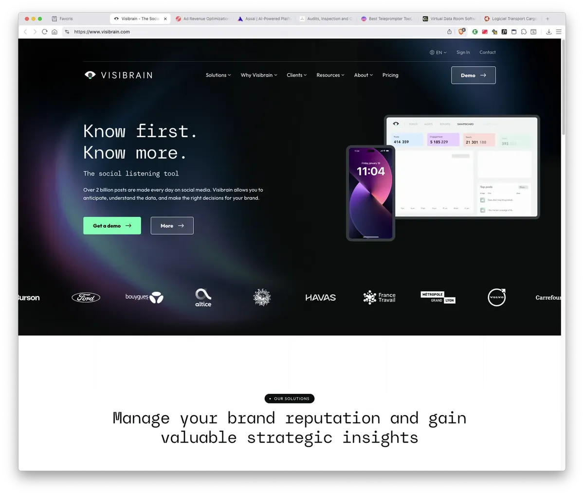 visibrain avis logiciels de marketing sur les reseaux sociaux social listening prix