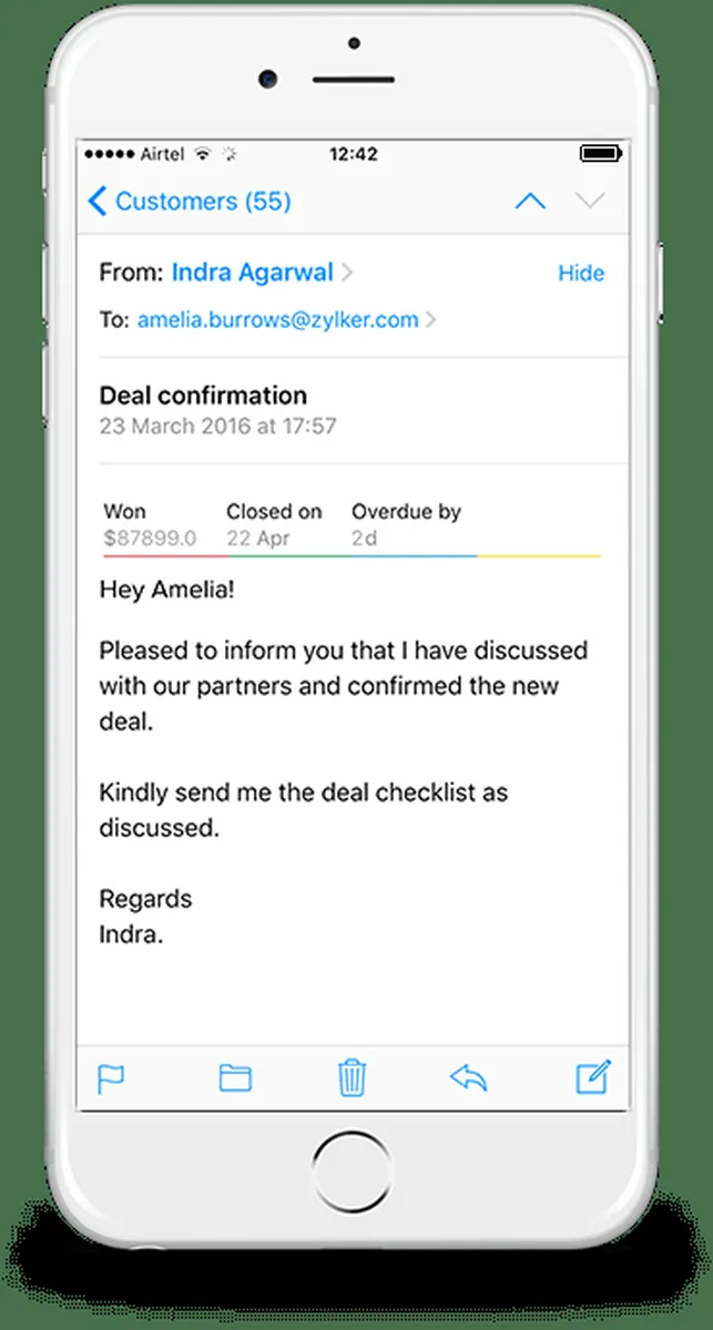 Zoho Salesinbox: interface, fonctionnalités & intégrations