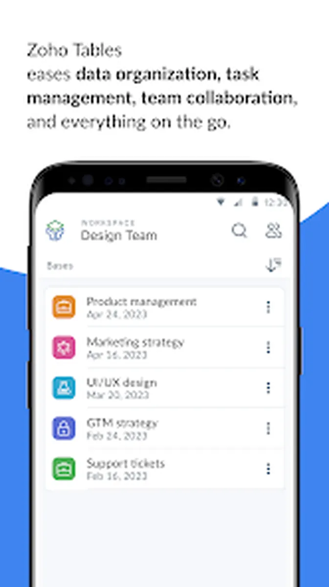 Zoho Tables: interface, fonctionnalités & intégrations Zoho Tables: interface, fonctionnalités & intégrations